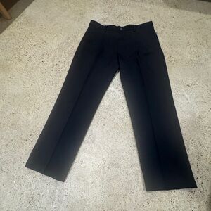 Haggar Classic Corporate Office Wear Mens Pants Black size 38/32
